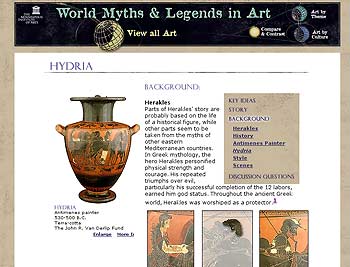 Screenshot from World Myths