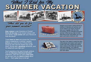 Home page of web site