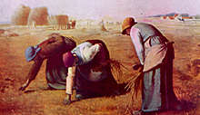 Detail of Millet's The Gleaners